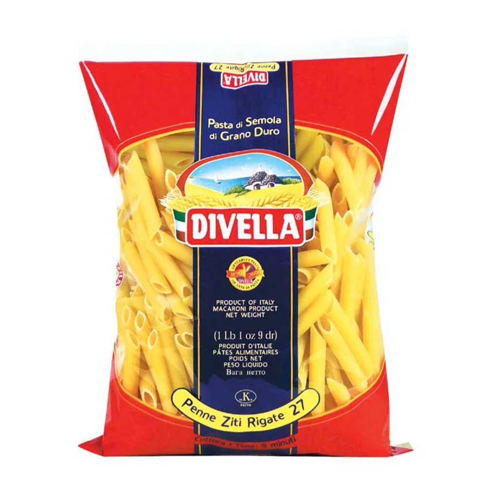 Divella Italian Penne Ziti Rigate Pasta 1