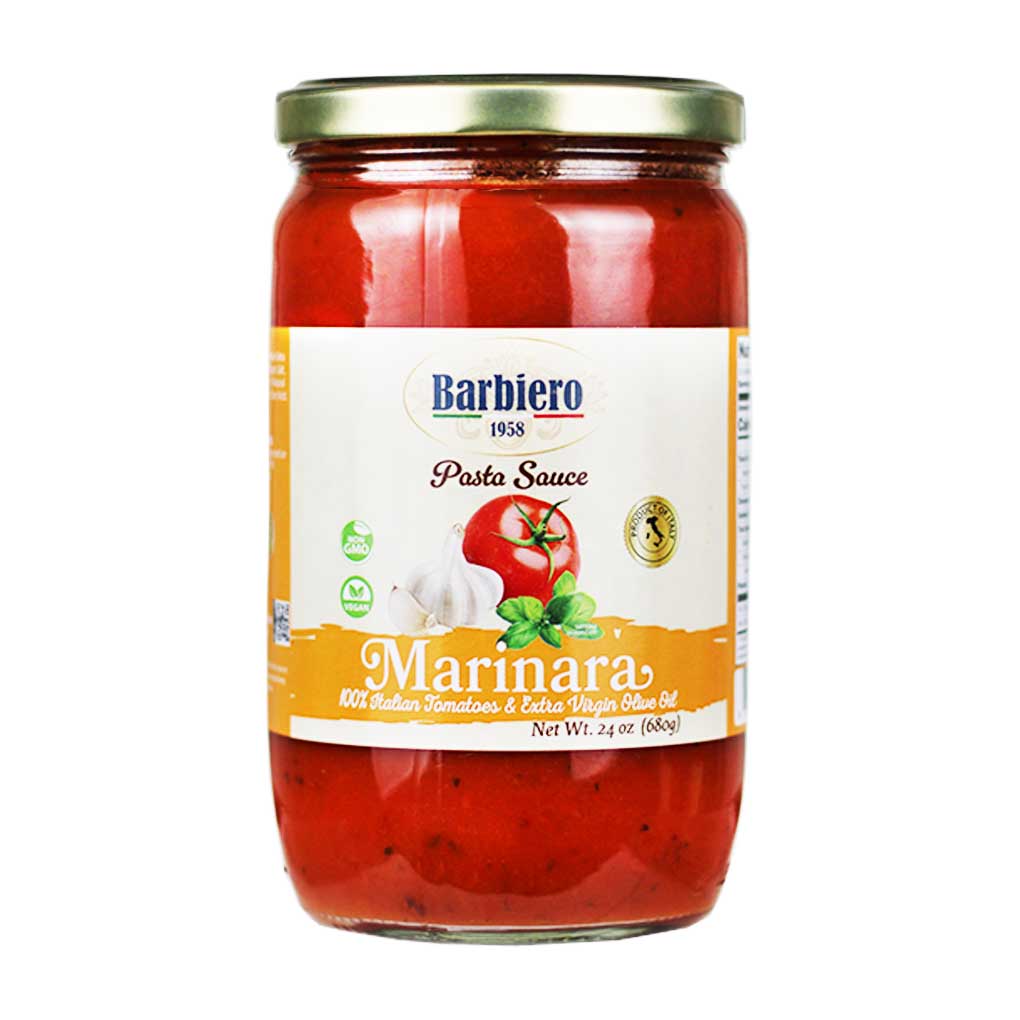 Barbiero Marinara Pasta Sauce, 100% Italian Tomatoes & EVOO 1