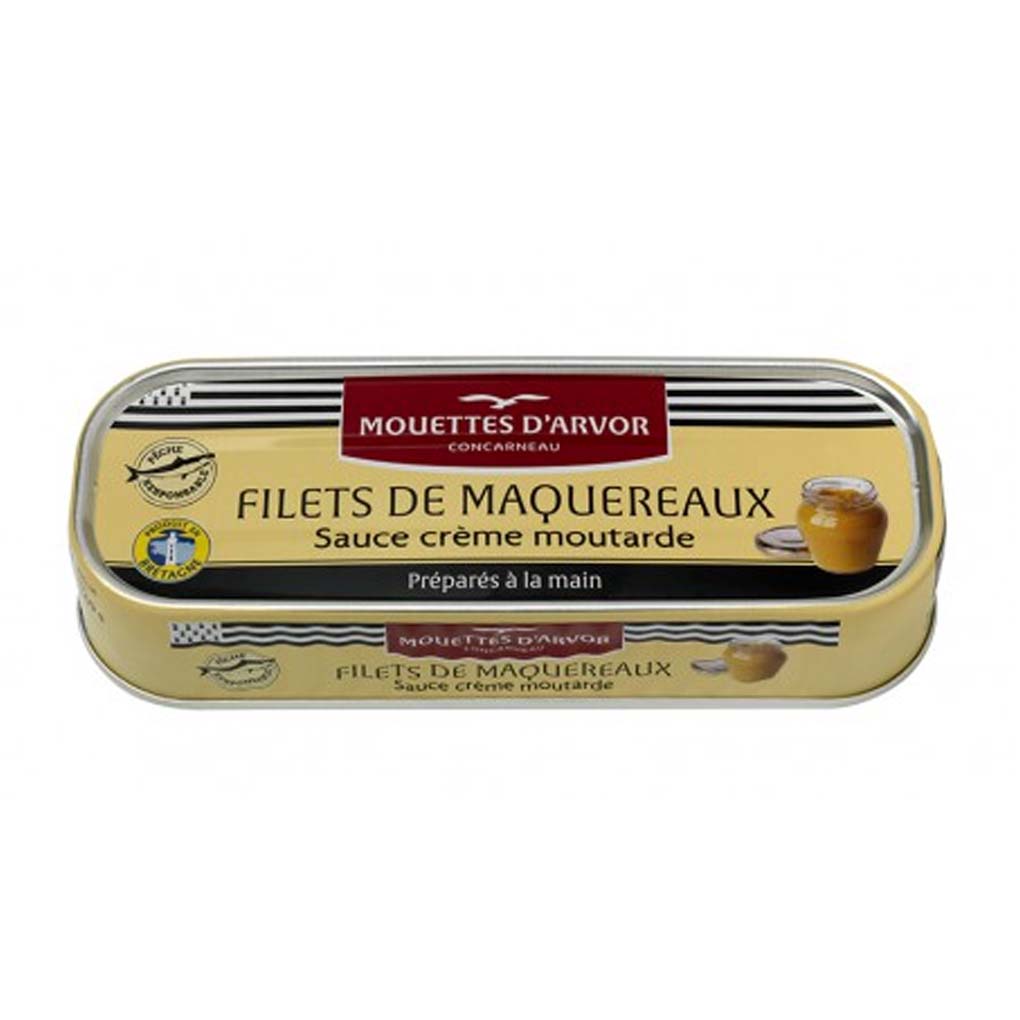Mouettes D'Arvor French Mackerel Fillets in Dijon Mustard 1