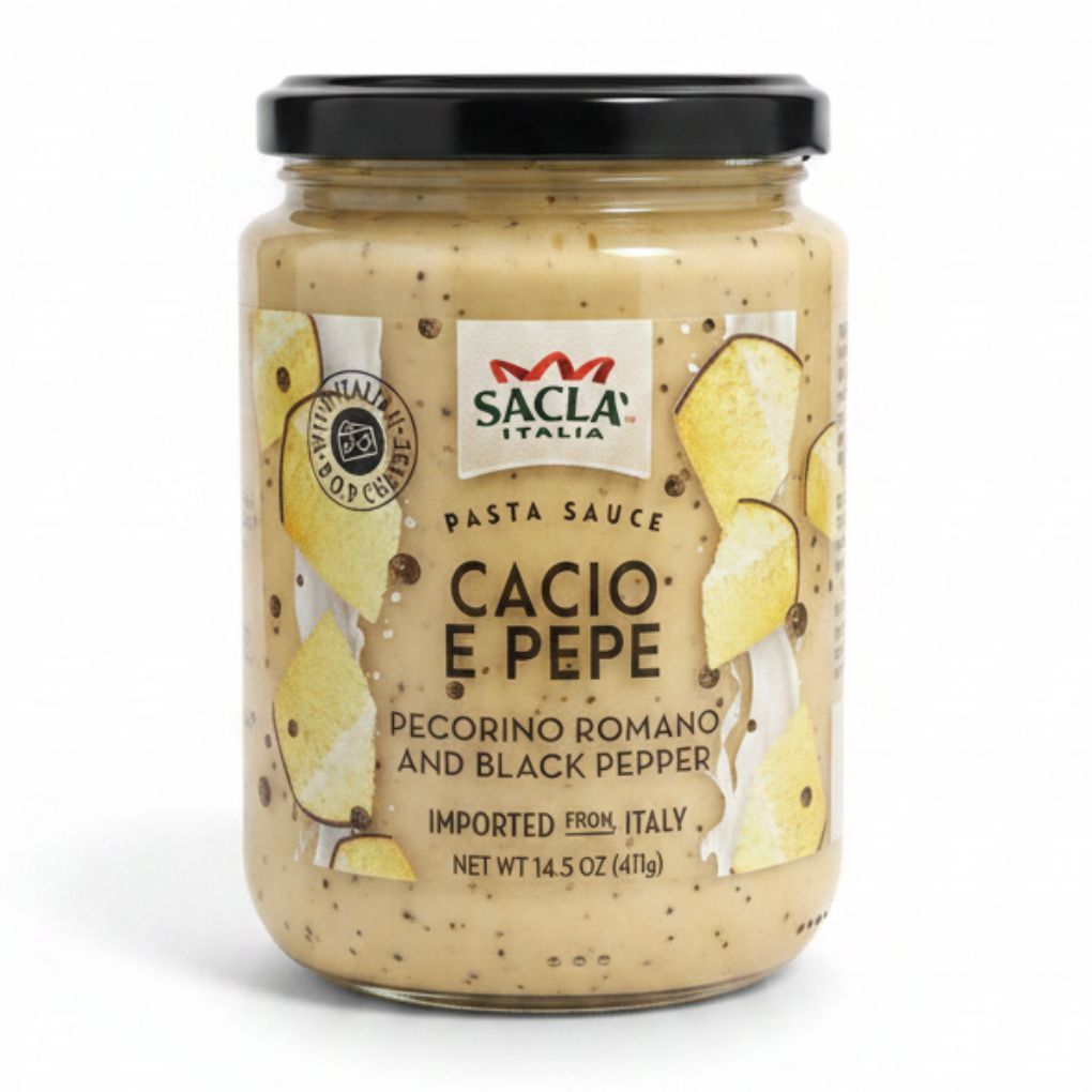 Sacla Cheese & Pepper Cacio E Pepe Pasta Sauce 2