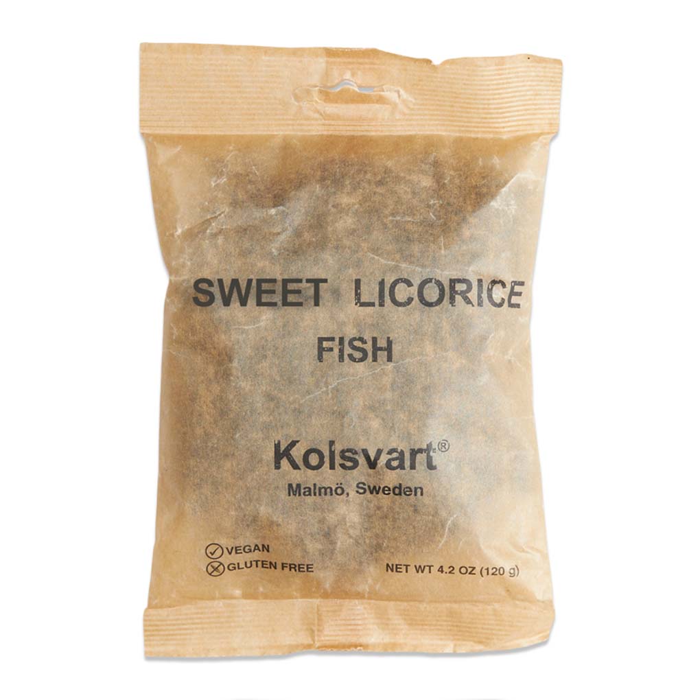 Kolsvart Sweet Licorice Swedish Vegan Gummy 1