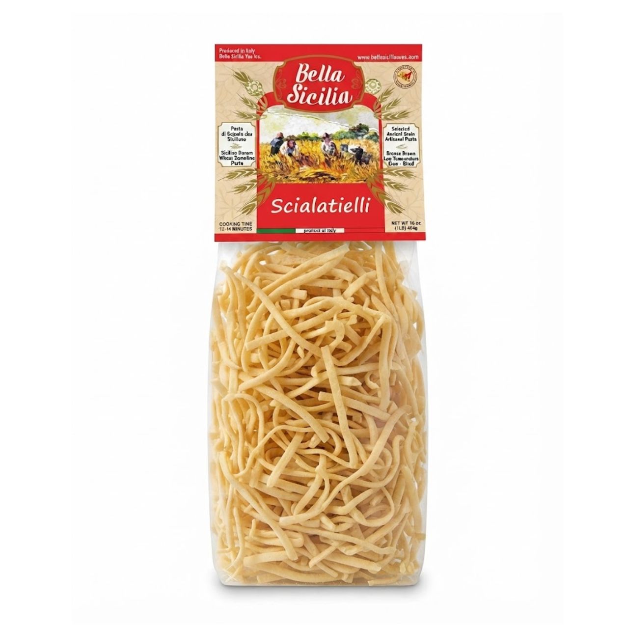 Bella Sicilia Sciallatielli, 100% Sicilian Wheat 1