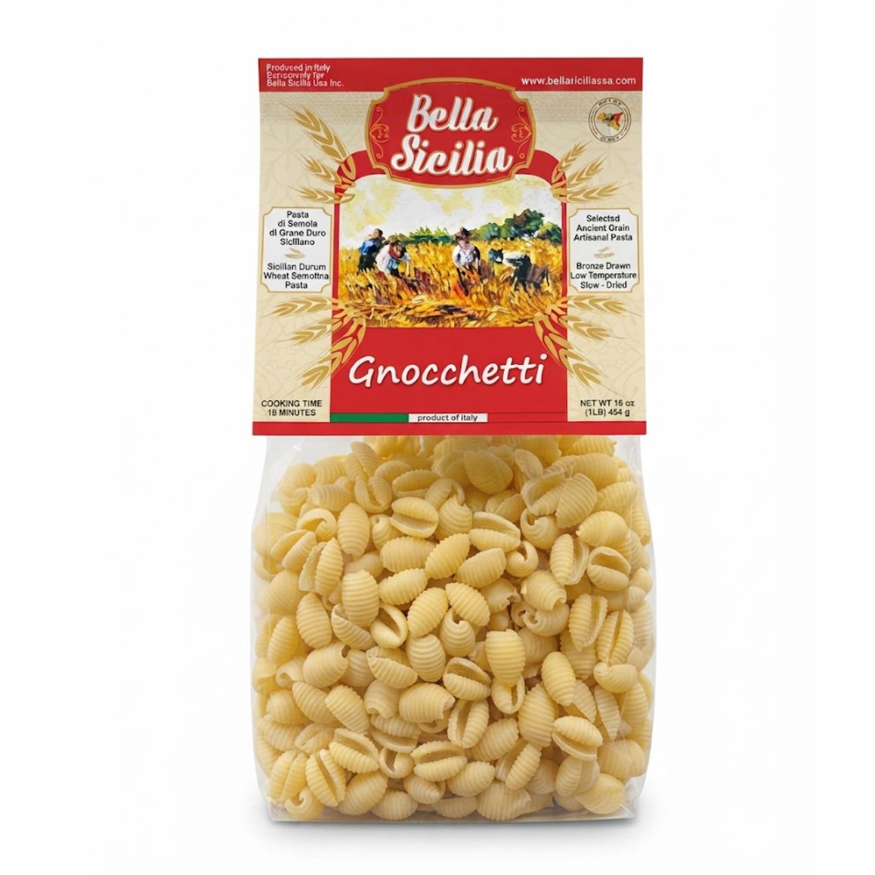 Bella Sicilia Gnocchetti, 100% Sicilian Wheat 1