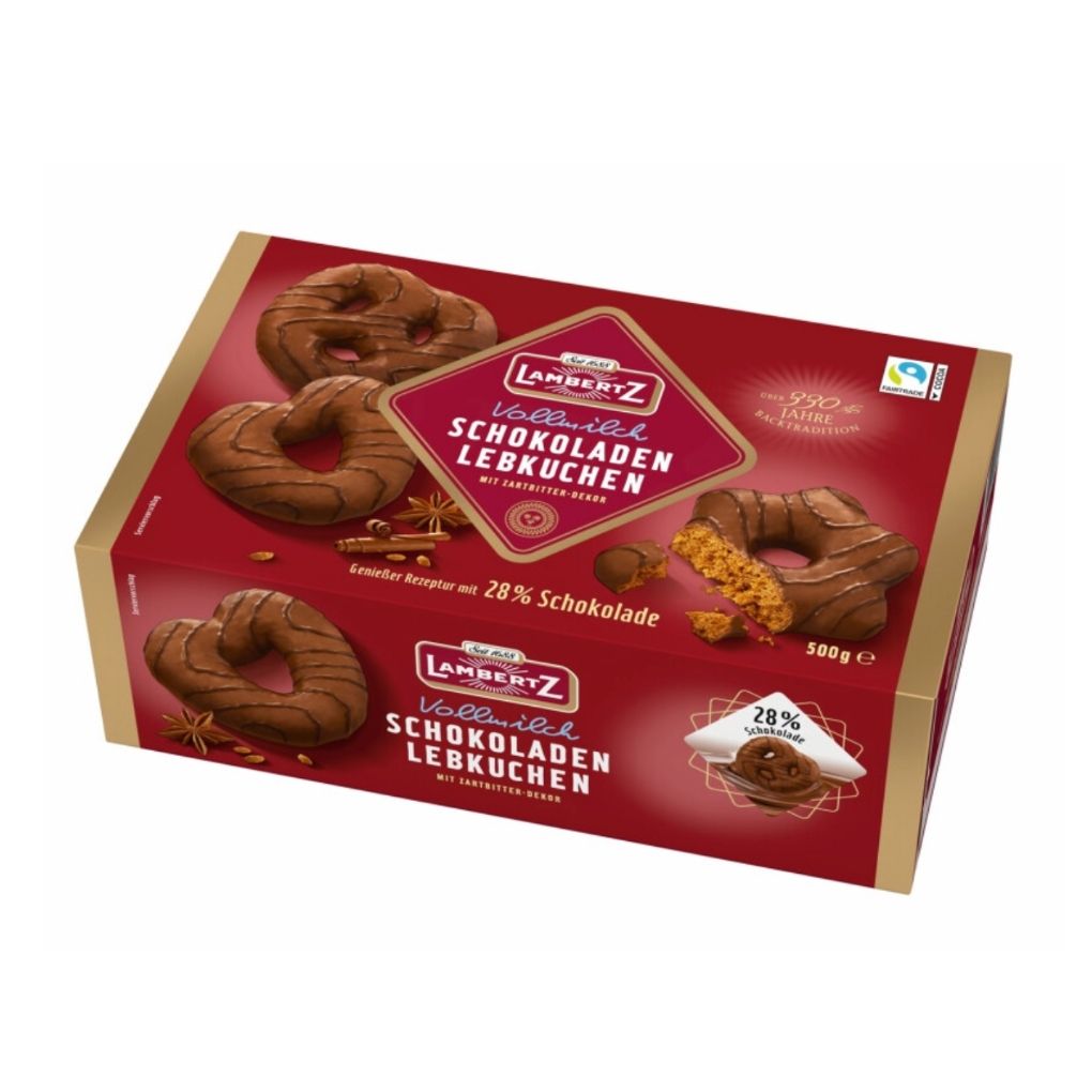 Lambertz Milk Chocolate Lebkuchen 1