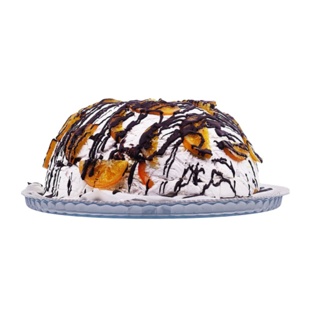 Sara Dolciaria Dark Chocolate & Orange Peel Torrone Cake, 20 Slices 1