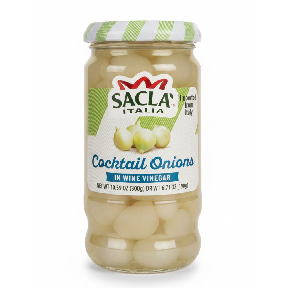 Sacla talian Cocktail Onions in Wine Vinegar 2