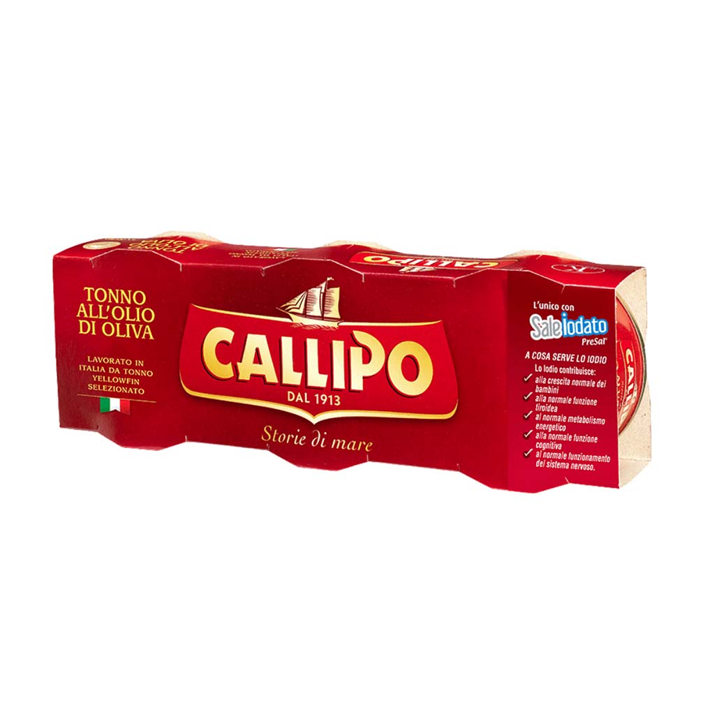 Callipo Yellowfin Tuna in EVOO, 3-Pack 1