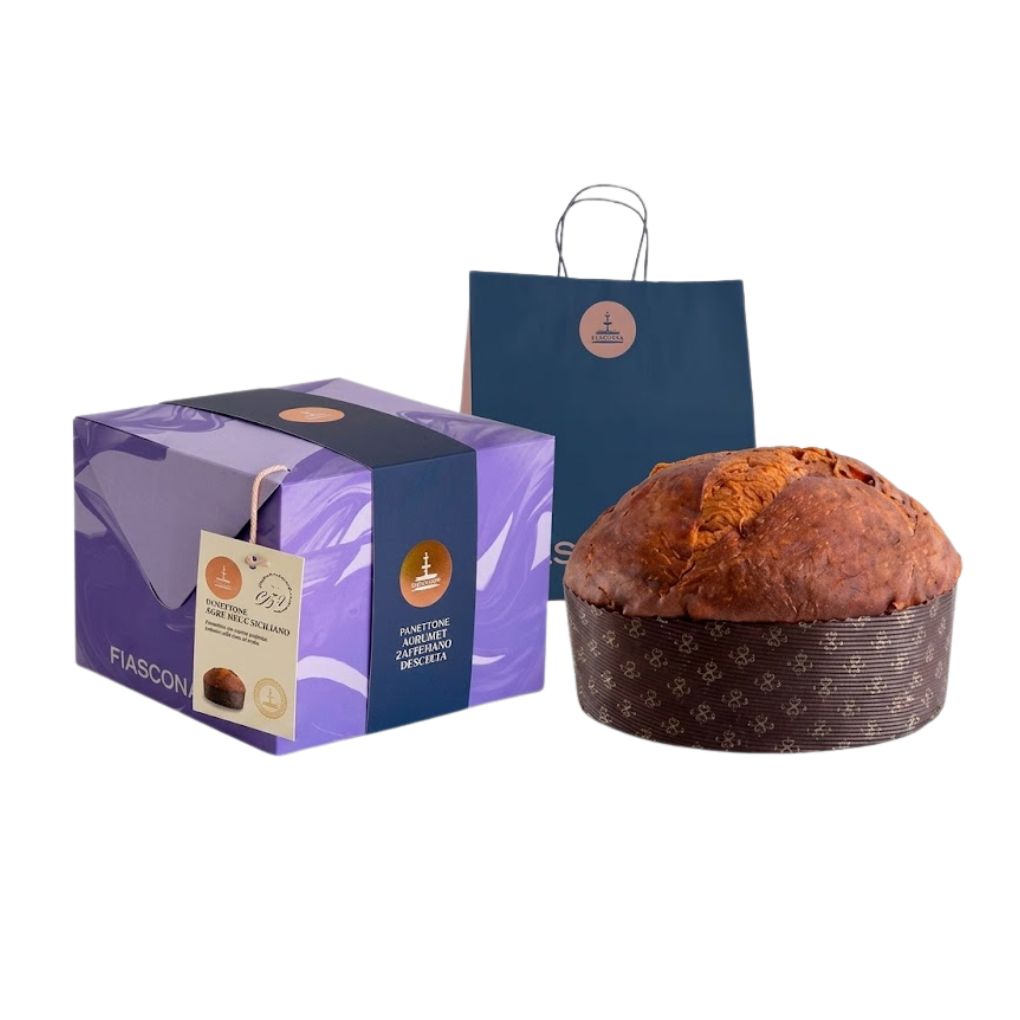 Fiasconaro Preorder: Sicilian Citrus & Saffron Panettone 1