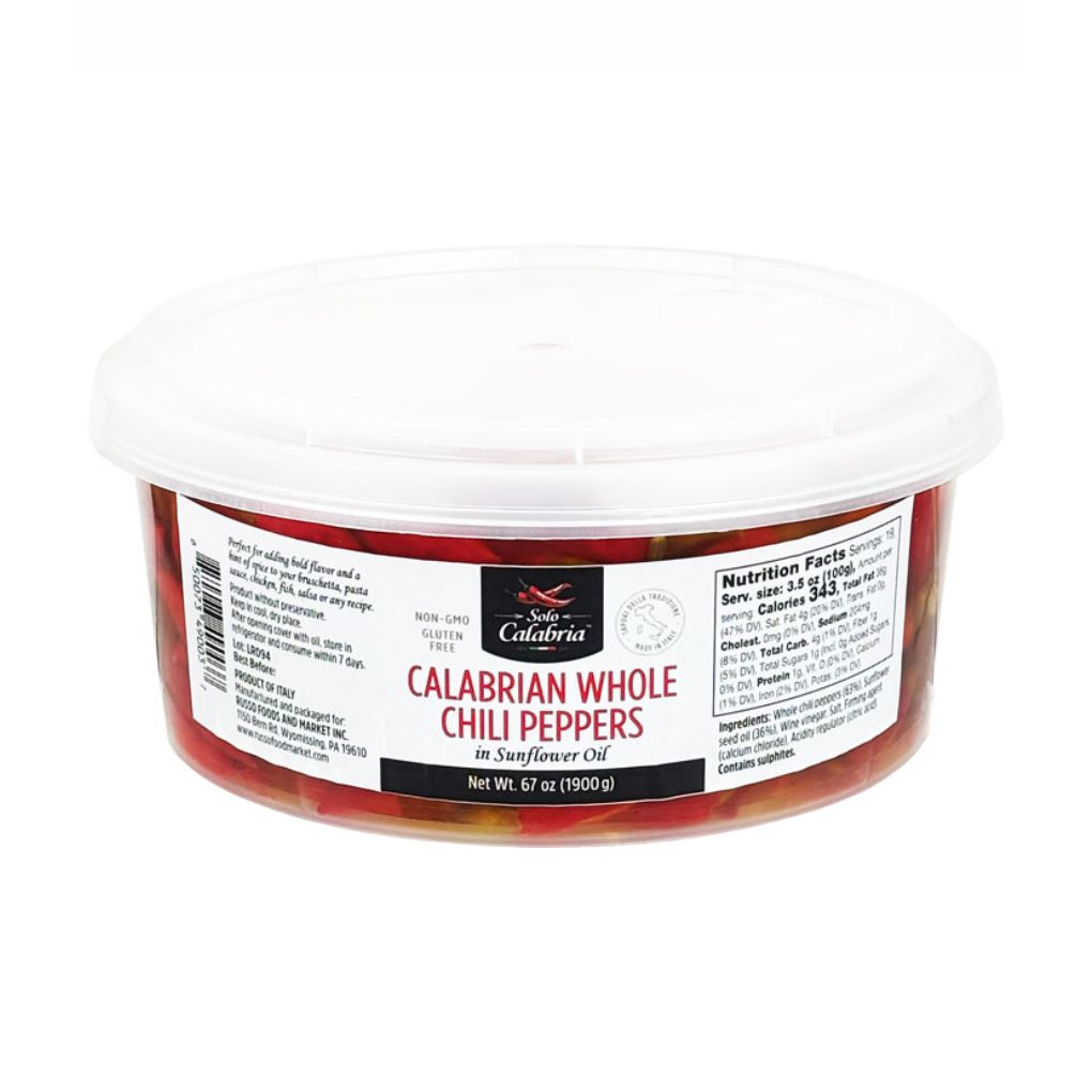 Solo Calabria Calabrian Whole Chili Peppers 1