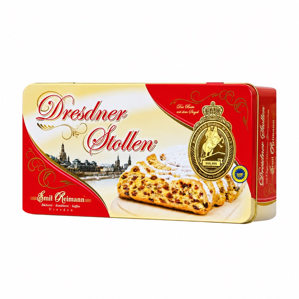 Emil Reimann Dresdner Stollen in Gift Tin, IGP 1