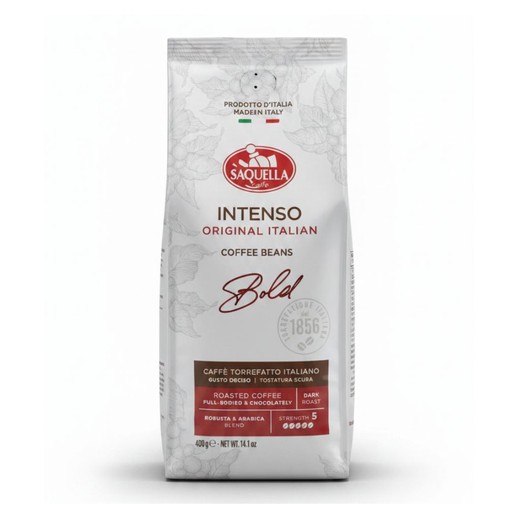 Saquella Espresso Intenso Whole Bean Coffee 1