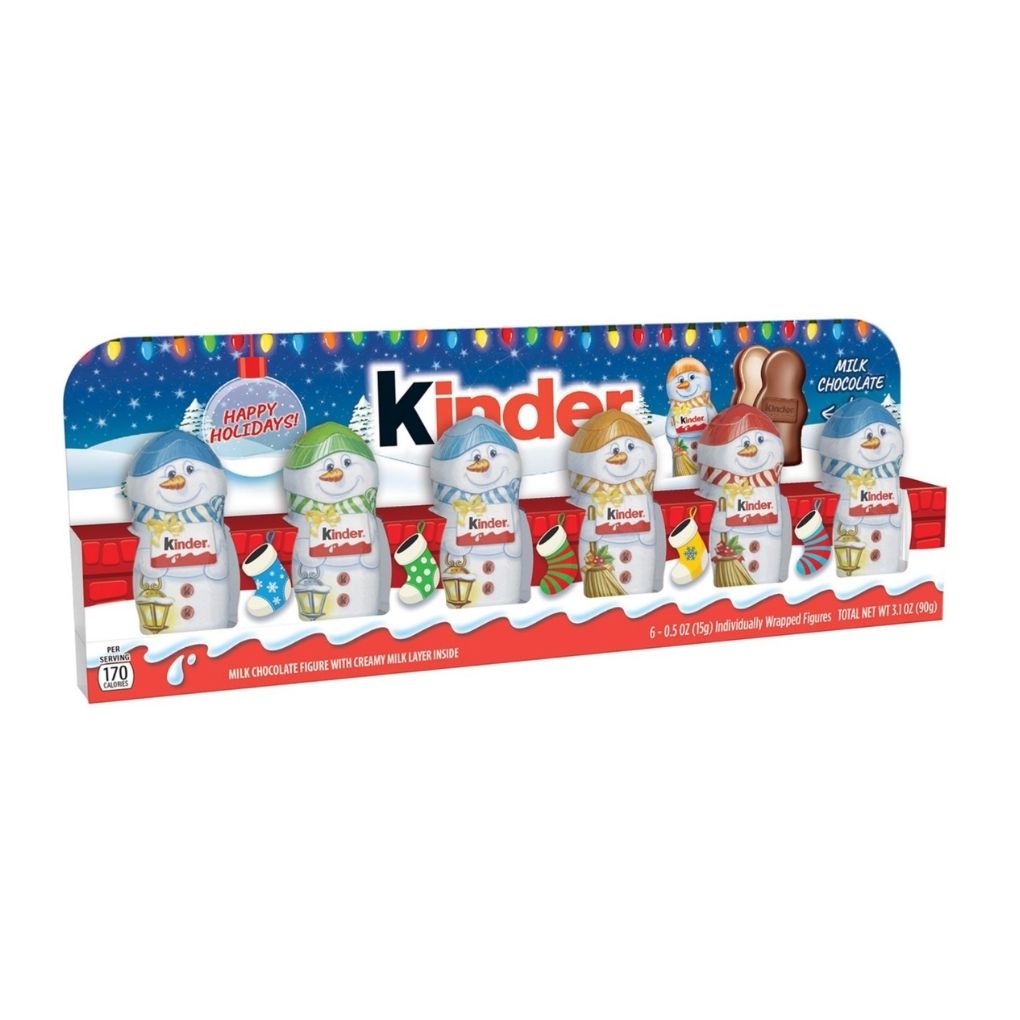 Kinder Milk Chocolate Snowmen 1