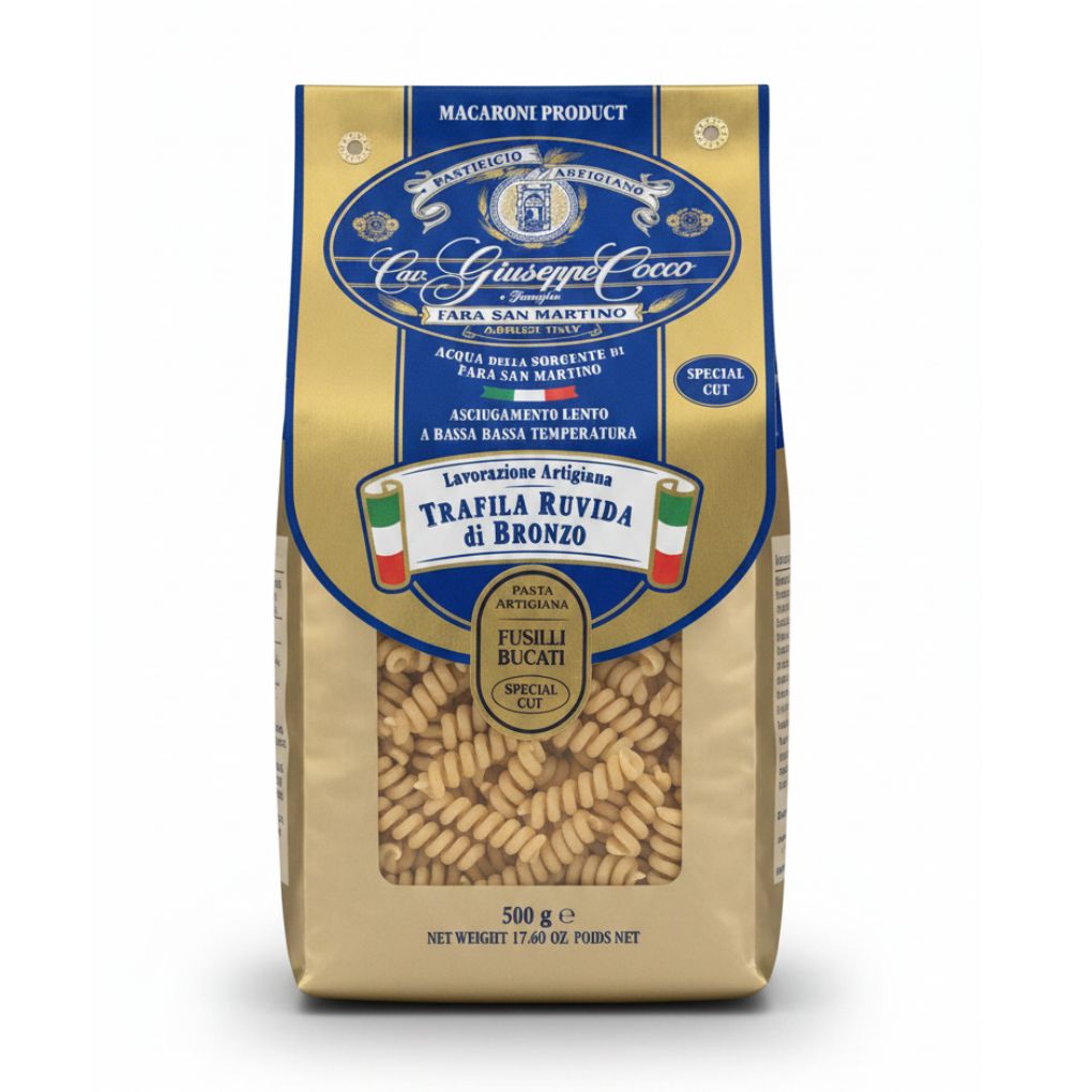 Giuseppe Cocco Organic Fusilli Bucati Pasta 1