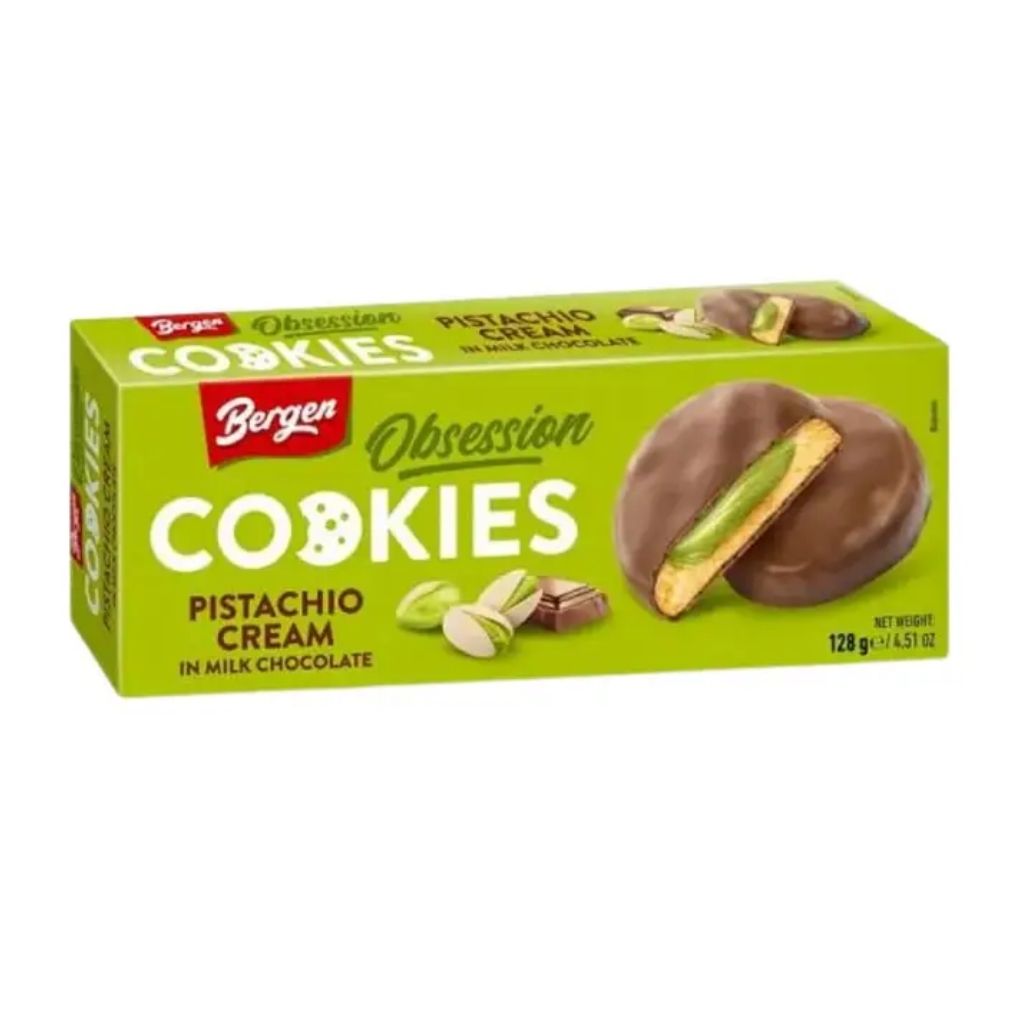Bergen Chocolate Cookies with Pistachio Cream Filling 1