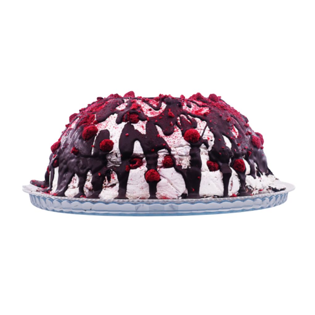 Sara Dolciaria Dark Chocolate & Raspberry Torrone Cake, 20 Slices 1