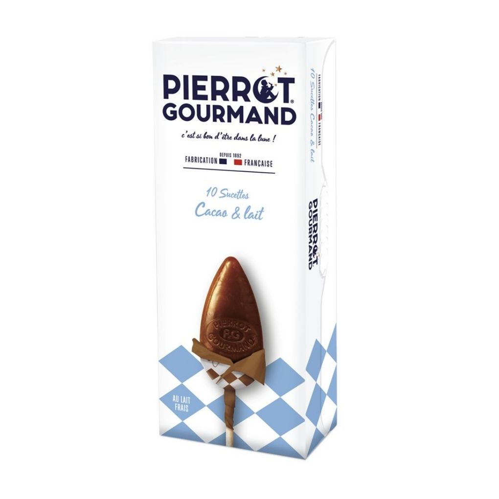 Pierrot Gourmand French Lollipops, Cocoa & Milk 1