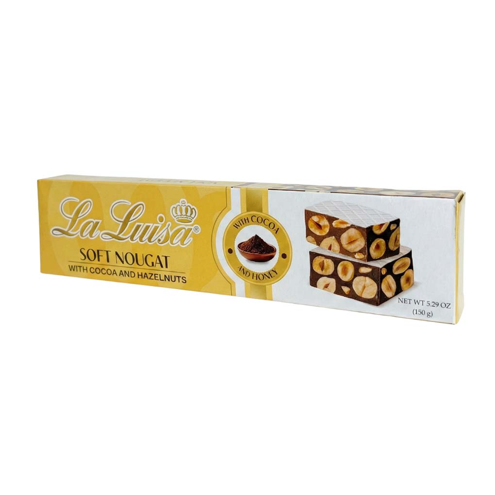 La Luisa Soft Nougat with Cocoa and Hazelnuts 1