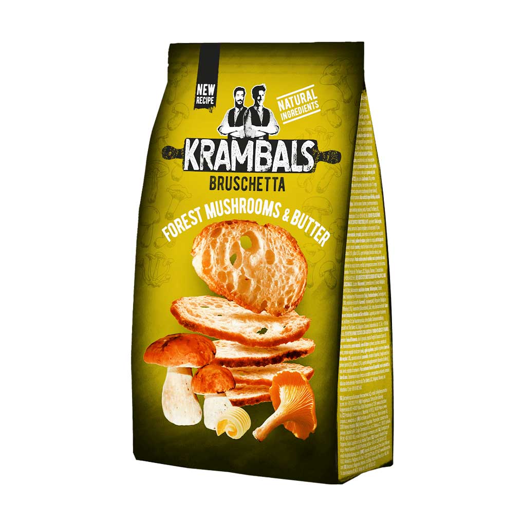 Krambals Forest Mushrooms and Butter Bruschetta Chips 1