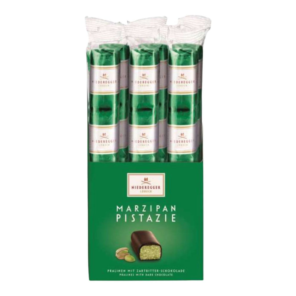 Niederegger Pistachio Marzipan Pralines in Dark Chocolate 1