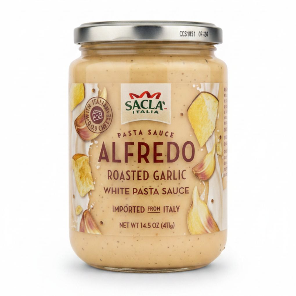 Sacla Roasted Garlic Alfredo Creamy Pasta Sauce 2