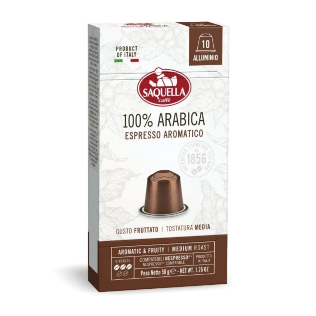 Saquella Espresso Arabica Nespresso Capsules 1