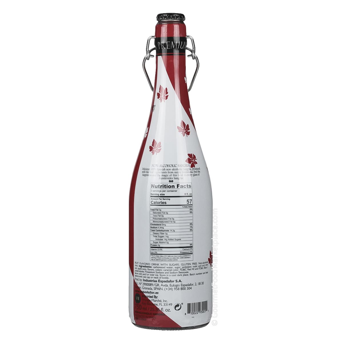 Montevides Premium Spanish Sangria, Non Alcoholic 2