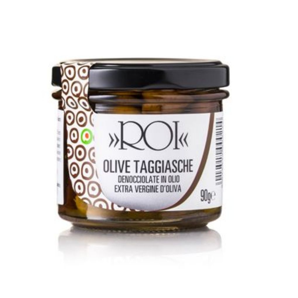 Olio Roi Premium Pitted Taggiasca Olives in EVOO 1