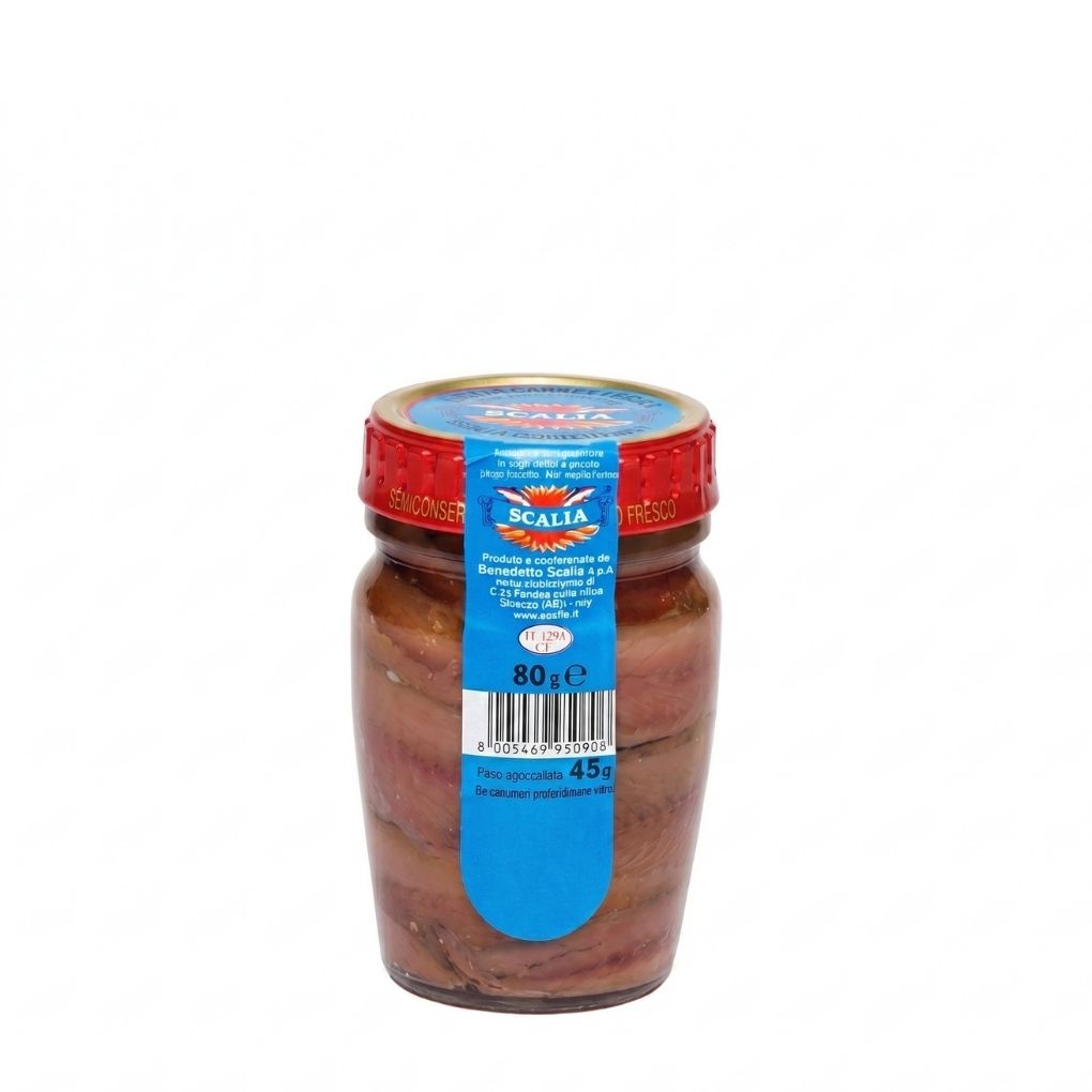 Scalia Sicilian Anchovy Fillets in EVOO 1
