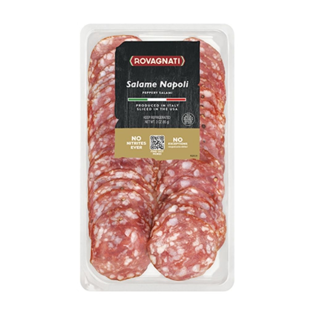 Rovagnati Sliced Napoli Salami, No Nitrites Ever 1
