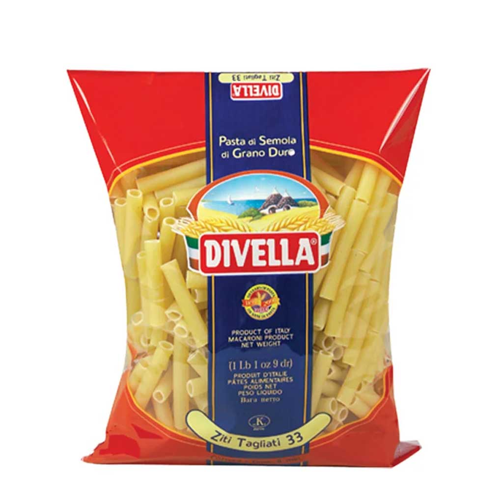 Divella Italian Ziti Tagliati Pasta 1