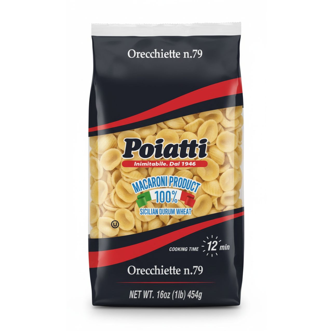Poiatti Orecchiette #79, 100% Sicilian Wheat 1