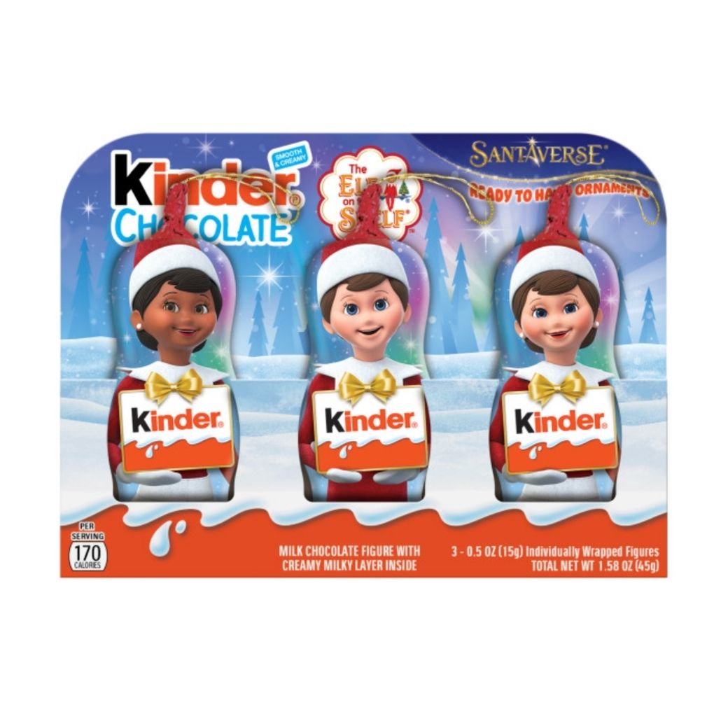 Kinder Chocolate Elf on the Shelf Ornaments 1