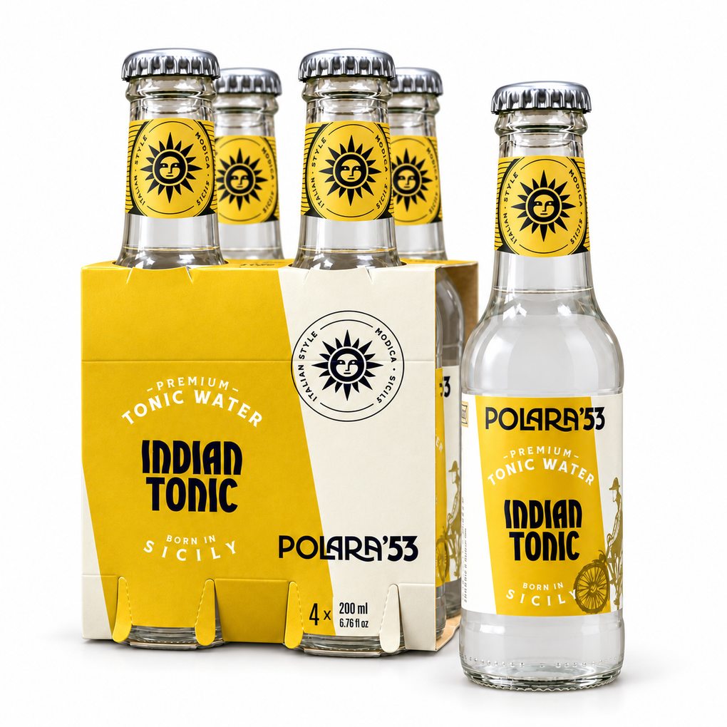 Polara Indian Tonic Water, 6.7 fl x 4 1