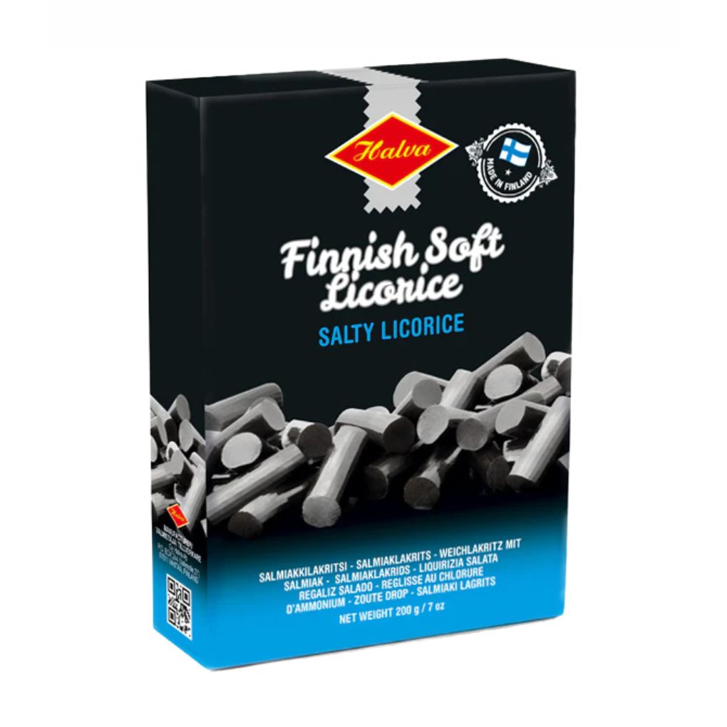 Halva Finnish Salty Soft Licorice, Vegan 1