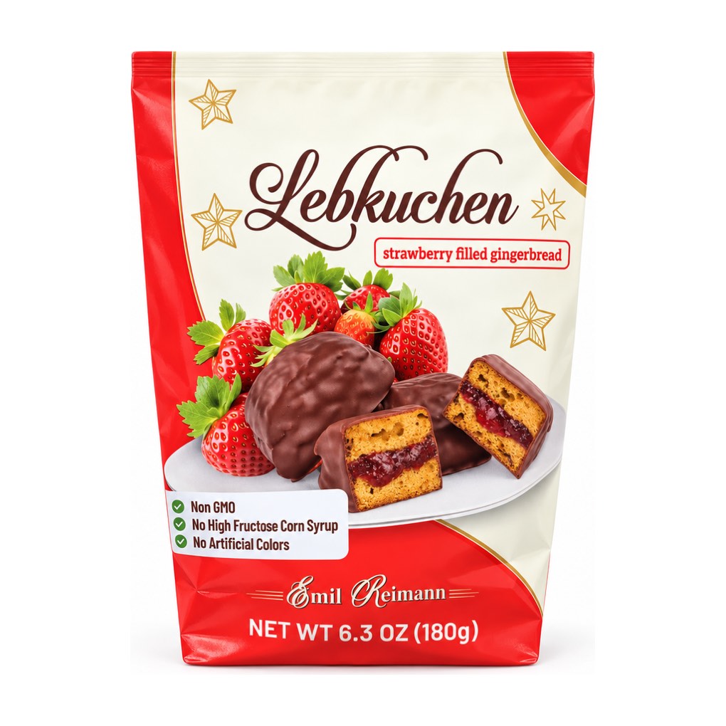 Emil Reimann Lebkuchen Gingerbread with Strawberry Filling 1