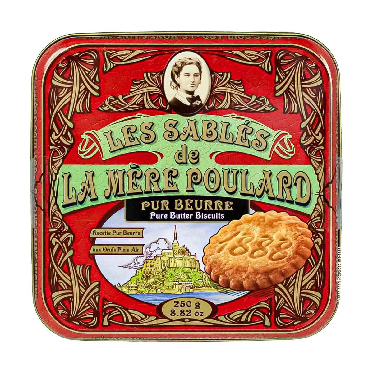 La Mere Poulard French Butter Sable Cookies in Luxury Tin 2