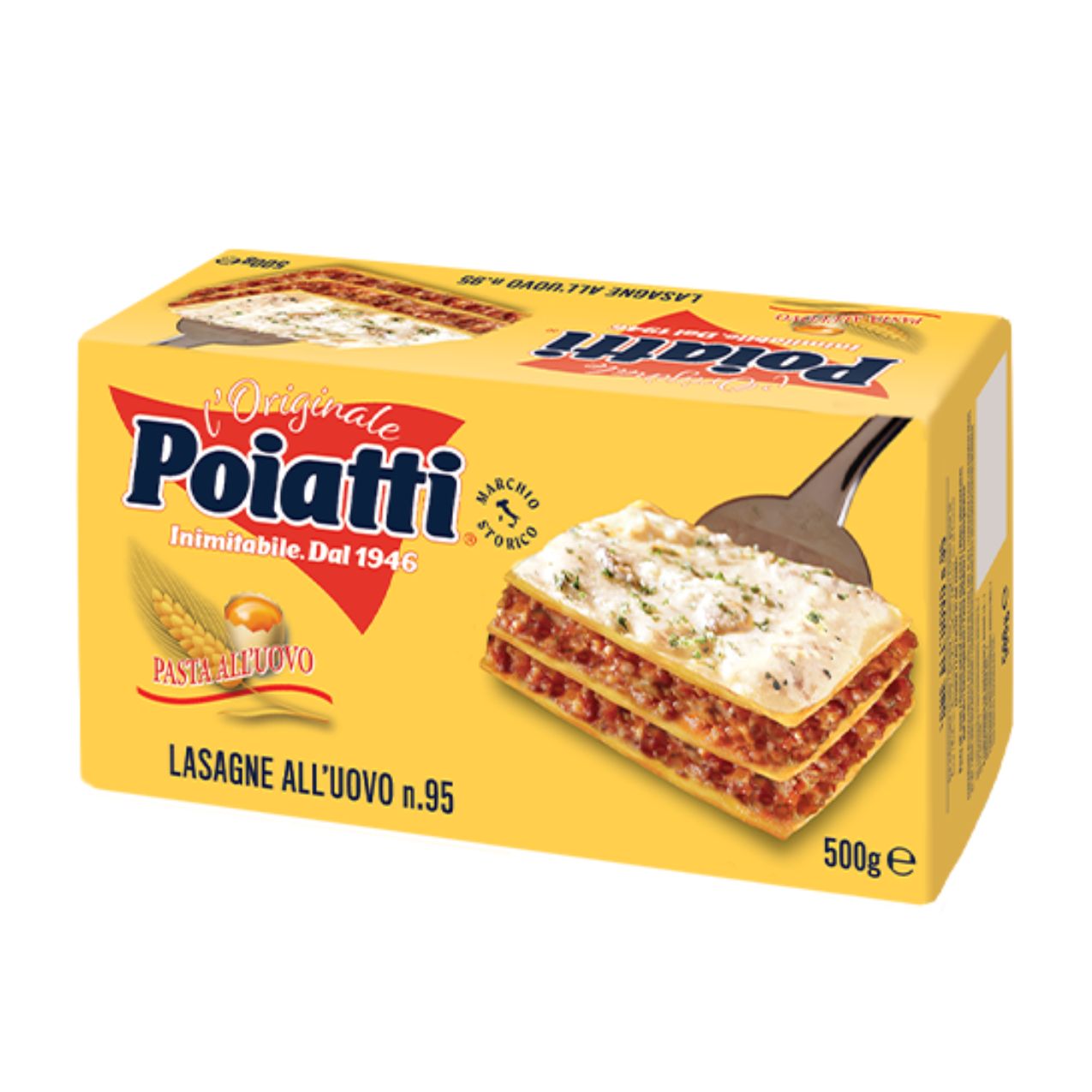 Poiatti Lasagne #95, 100% Sicilian Wheat 1