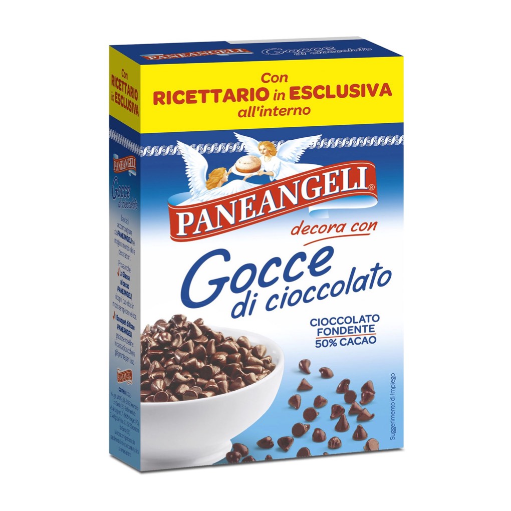 Paneangeli Dark Chocolate Chips, 50% Cacao 1