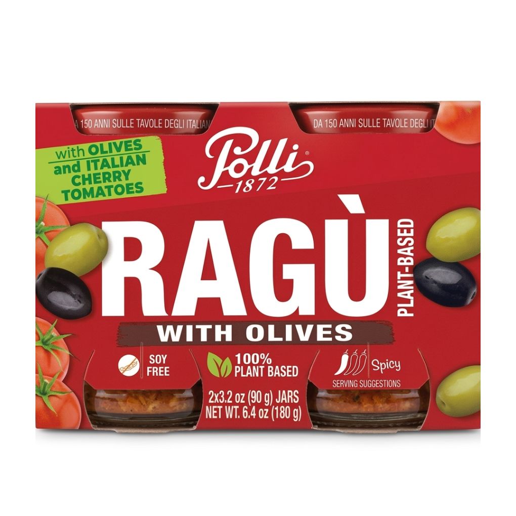 Puli Plant-Based Ragu Sauce with Olives (2-Pack) 1
