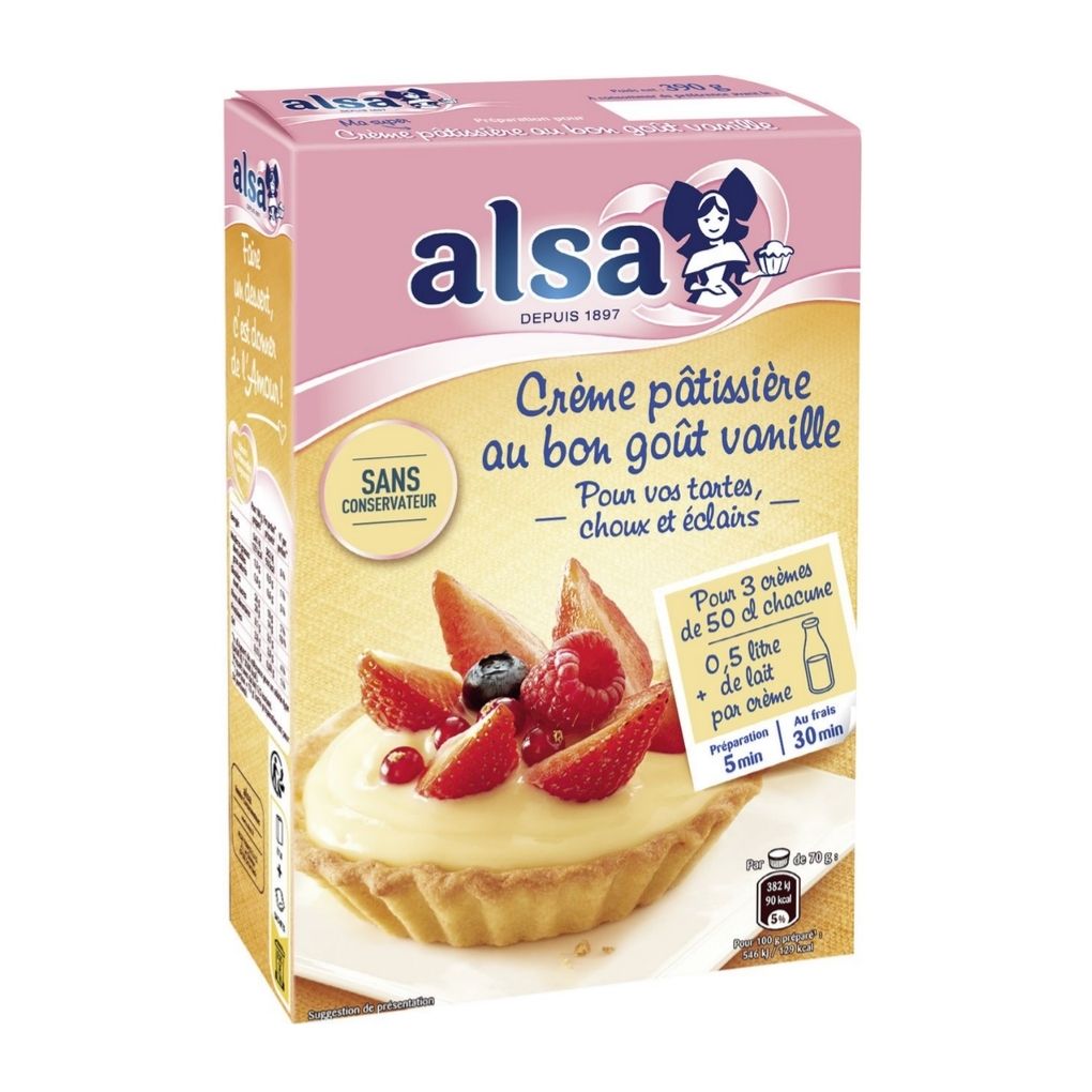 Alsa French Vanilla Pastry Cream Mix 1