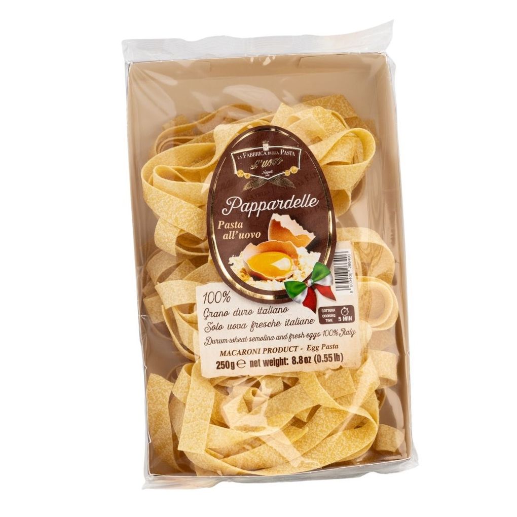 La Fabbrica Della Pasta Pappardelle Wide Ribbon Egg Pasta 1