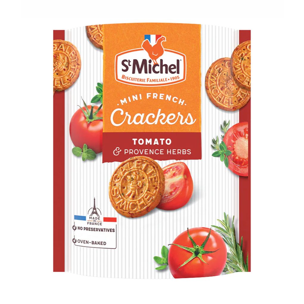St Michel French Crackers, Tomato and Provence Herb 1