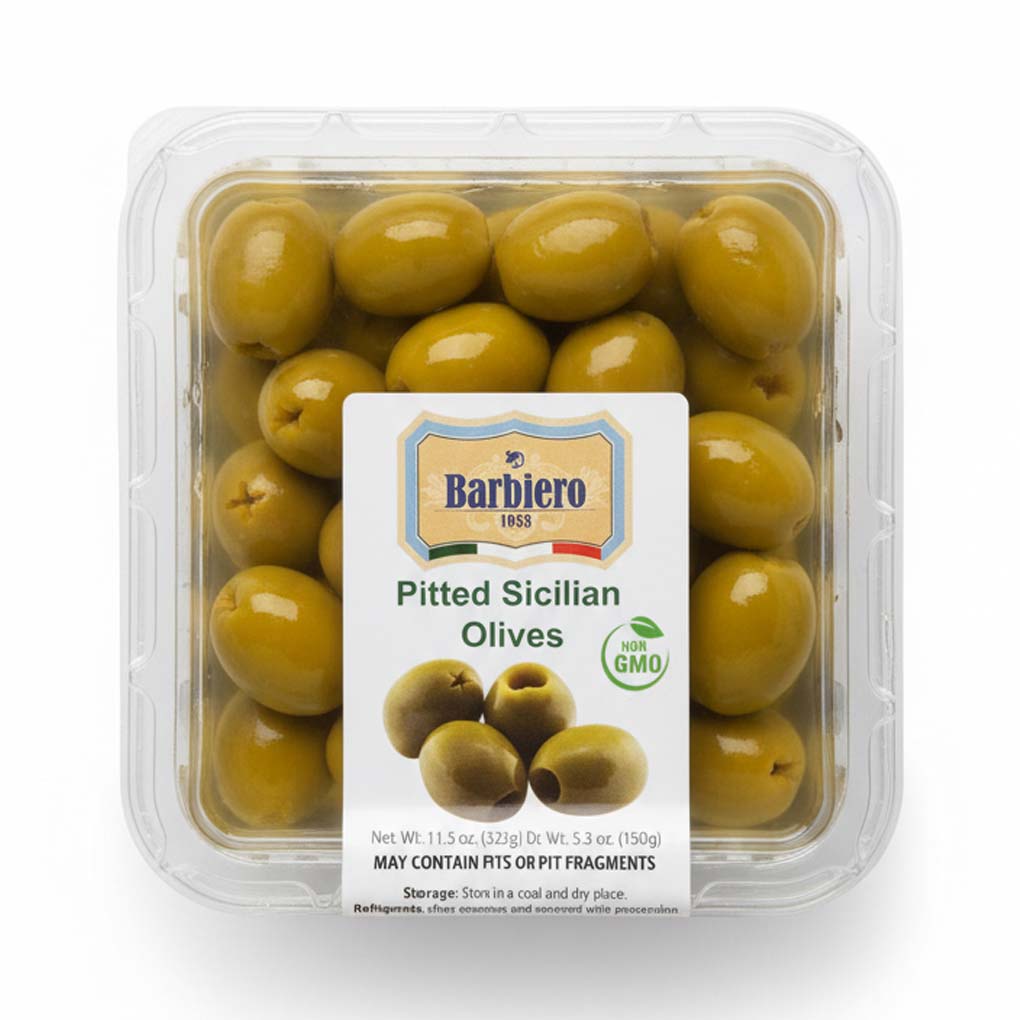 Barbiero Pitted Sicilian Olives 1