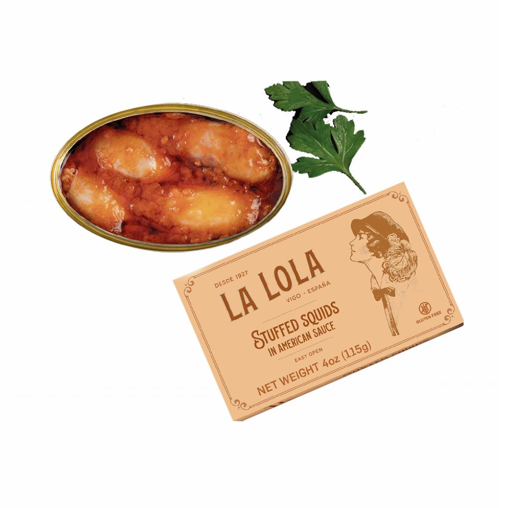 La Lola Stuffed Spanish Squids in American Sauce 1