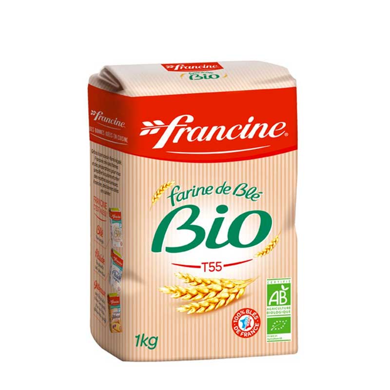 Francine Organic Wheat Flour, T55 1