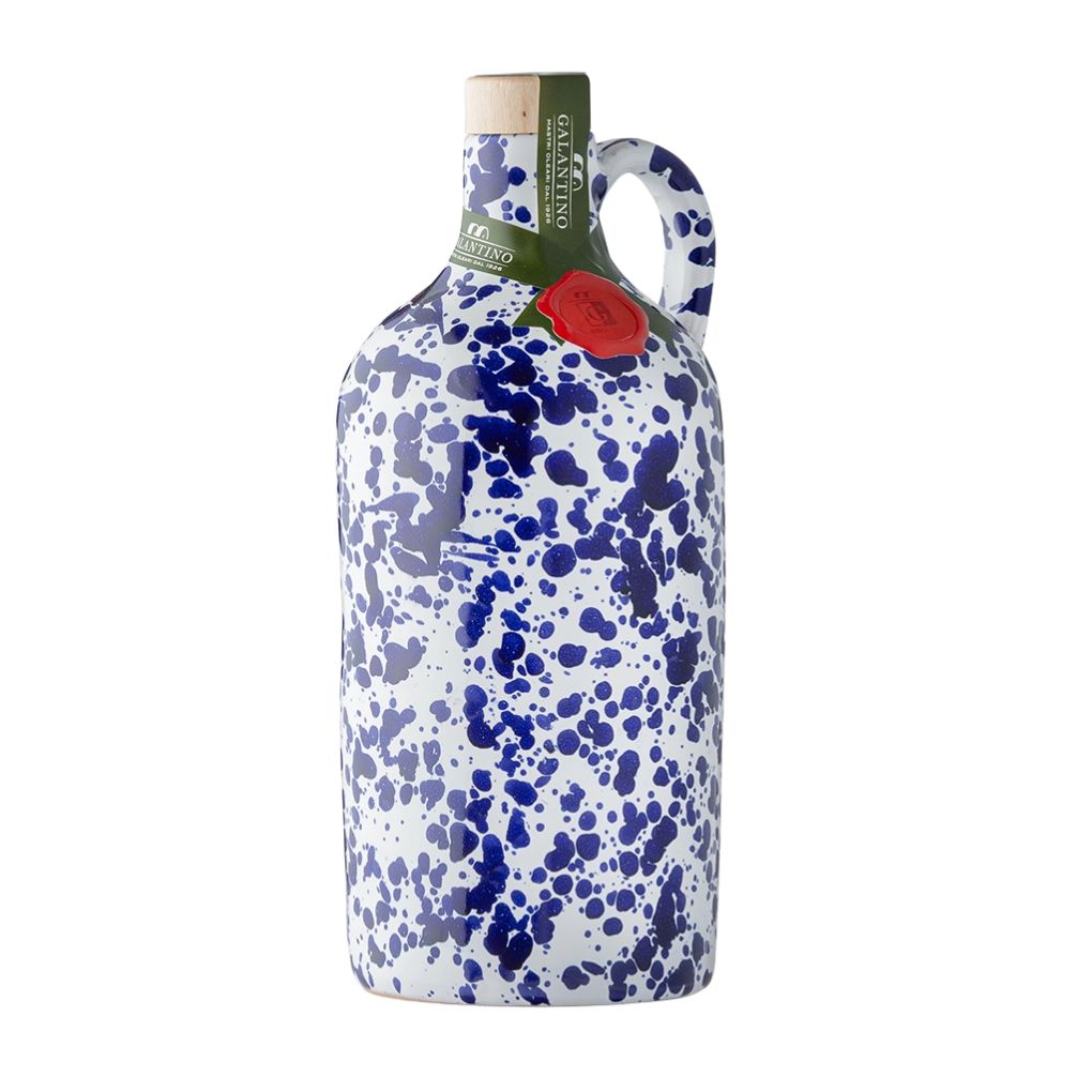 Galantino EVOO in Hand Painted Ceramic, Cobalt Fantasia 1