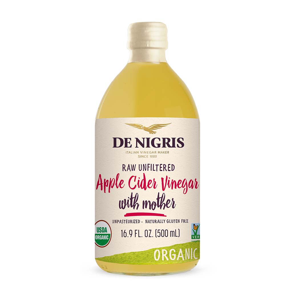 De Nigris Raw Unfiltered Organic Apple Cider Vinegar w/ Mother 1