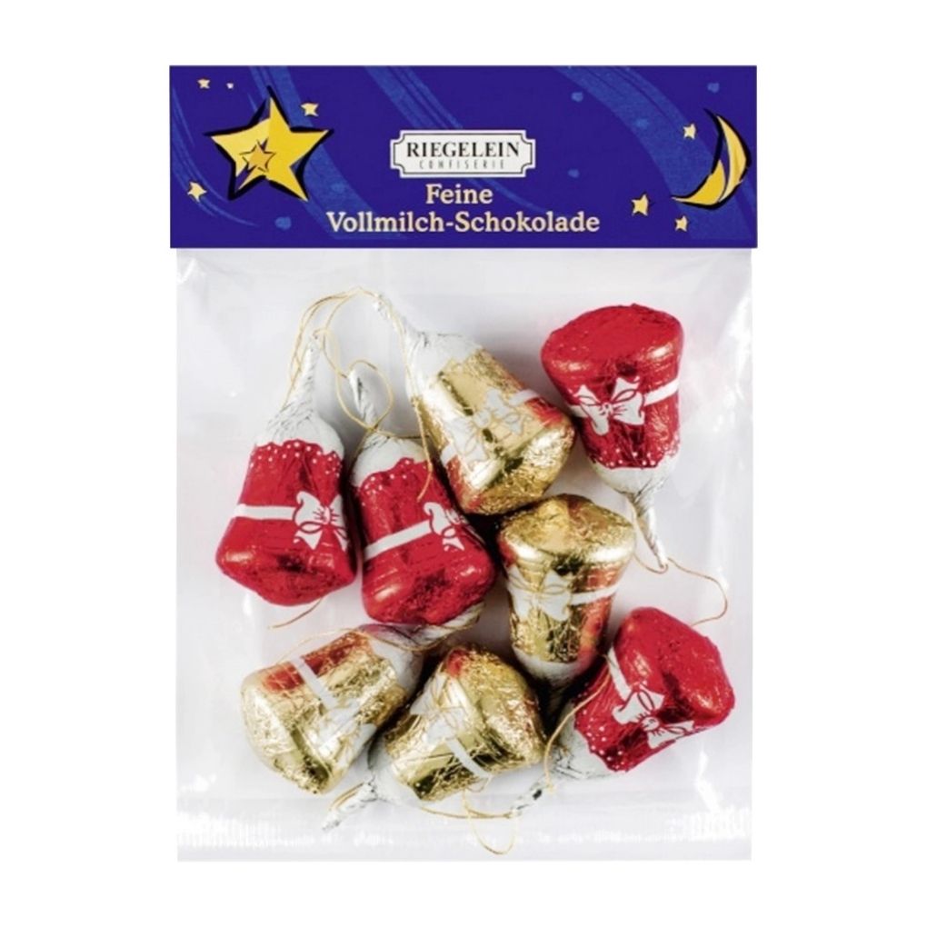 Riegelein Milk Chocolate Christmas Bell Ornaments 1
