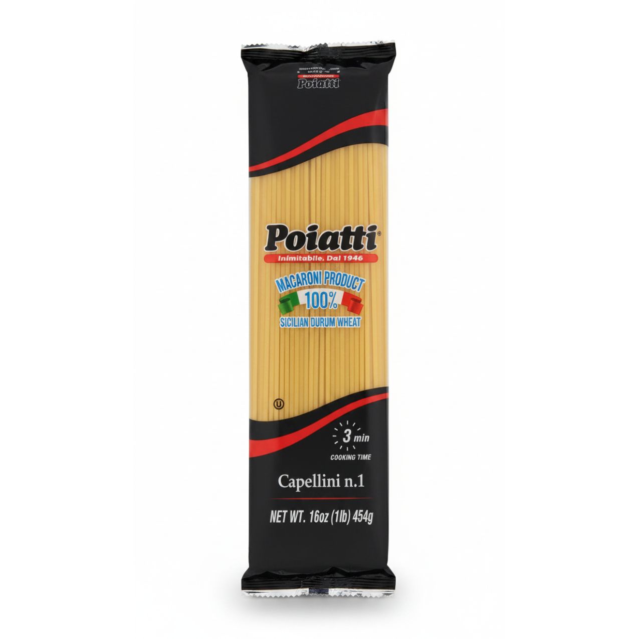 Poiatti Capellini #1, 100% Sicilian Wheat 1