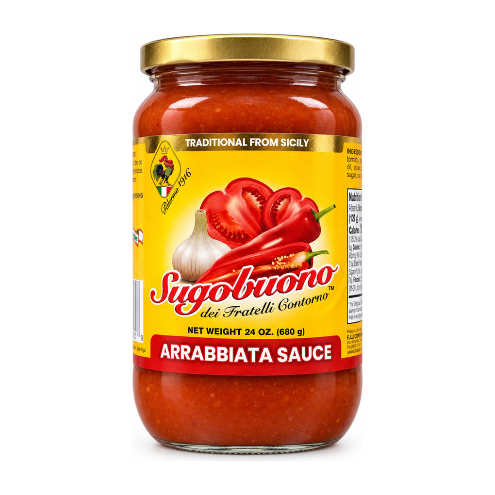 Fratelli Contorno Arrabbiata Spicy Tomato Sauce 1